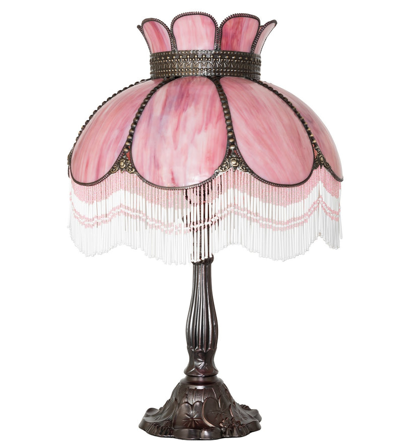 Meyda Tiffany 269180 26" Table Lamp, Mahogany Bronze