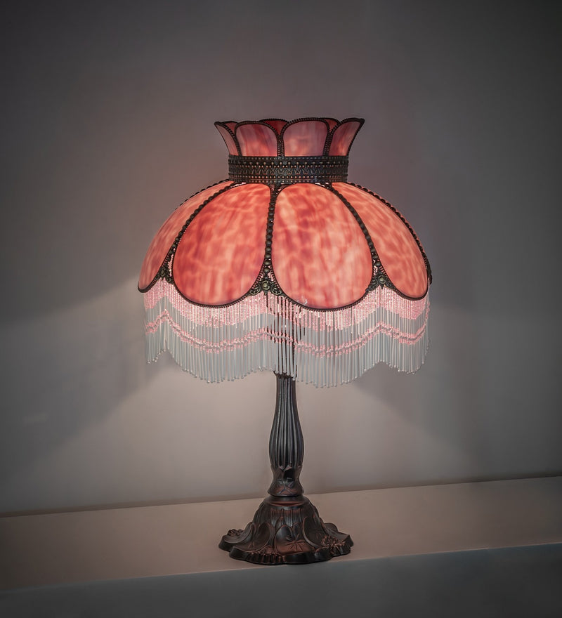 Meyda Tiffany 269180 26" Table Lamp, Mahogany Bronze