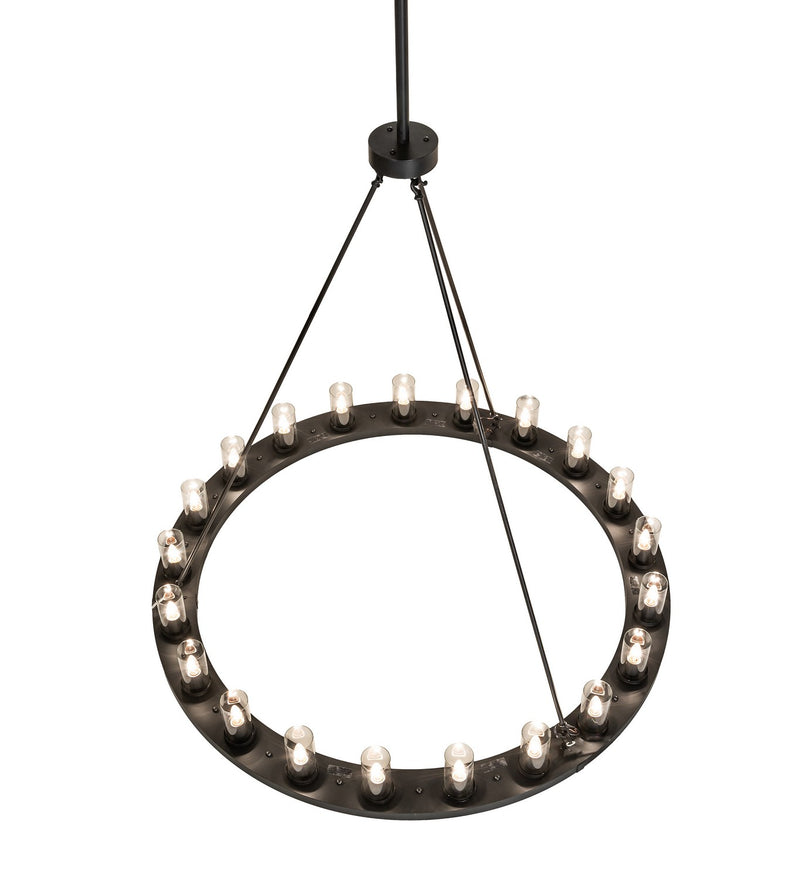 Meyda Tiffany 269447 21 Light Chandelier, Solar Black