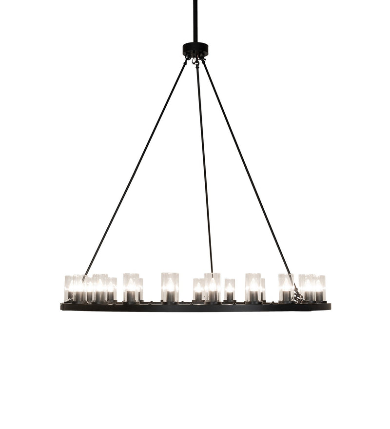 Meyda Tiffany 269447 21 Light Chandelier, Solar Black