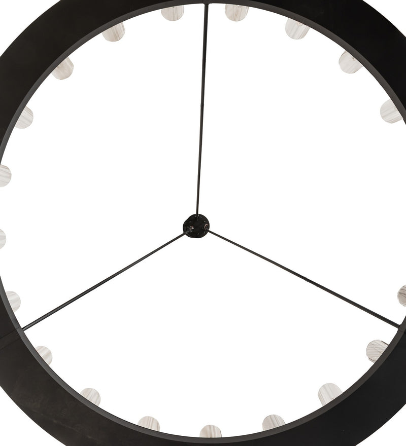 Meyda Tiffany 269447 21 Light Chandelier, Solar Black