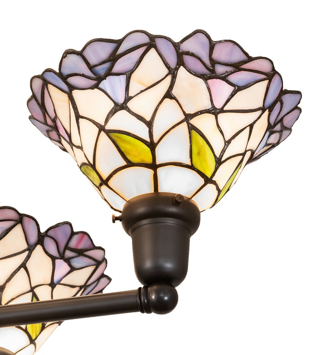 Meyda Tiffany 269466 Four Light Chandelier, Craftsman Brown