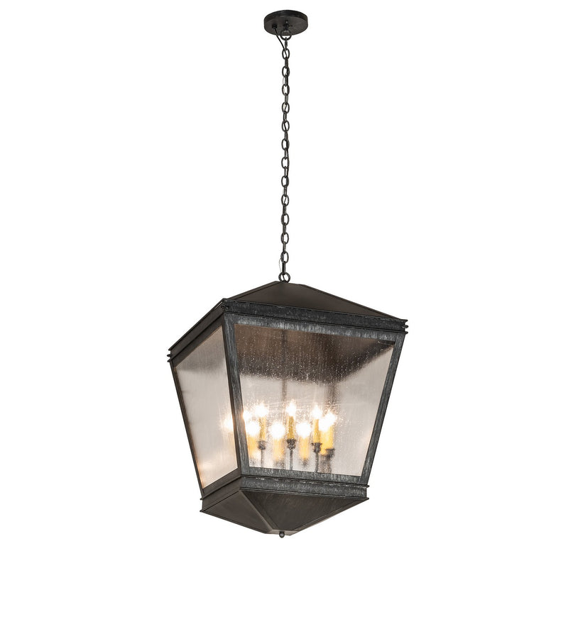 Meyda Tiffany 270218 Ten light Pendant, Antique Iron