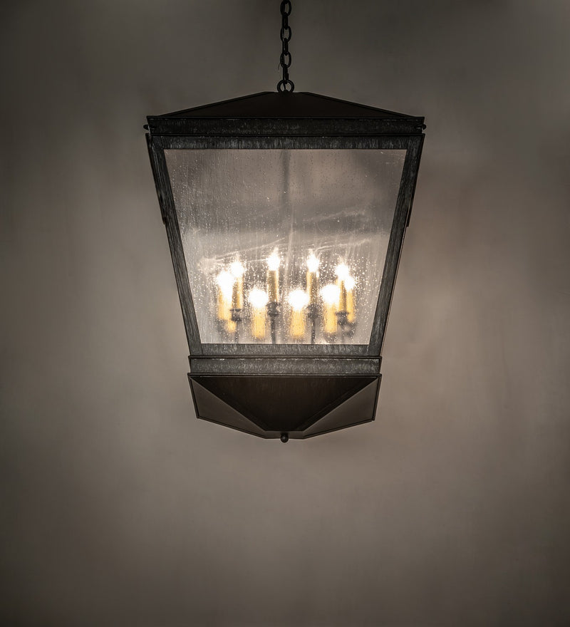 Meyda Tiffany 270218 Ten light Pendant, Antique Iron