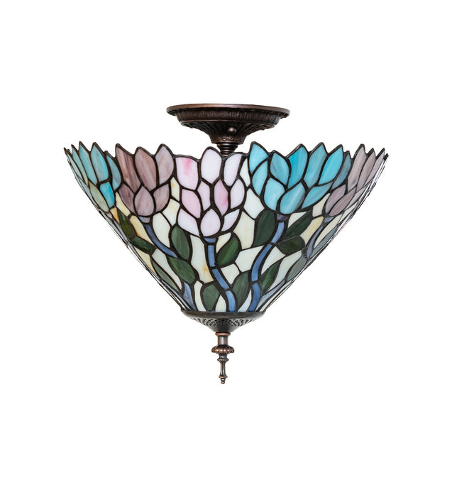 Meyda Tiffany 270498 Three Light Flushmount