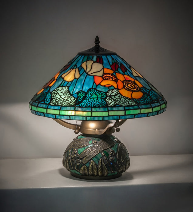 Meyda Tiffany 270669 Two Light Table Lamp, Antique,Mahogany Bronze