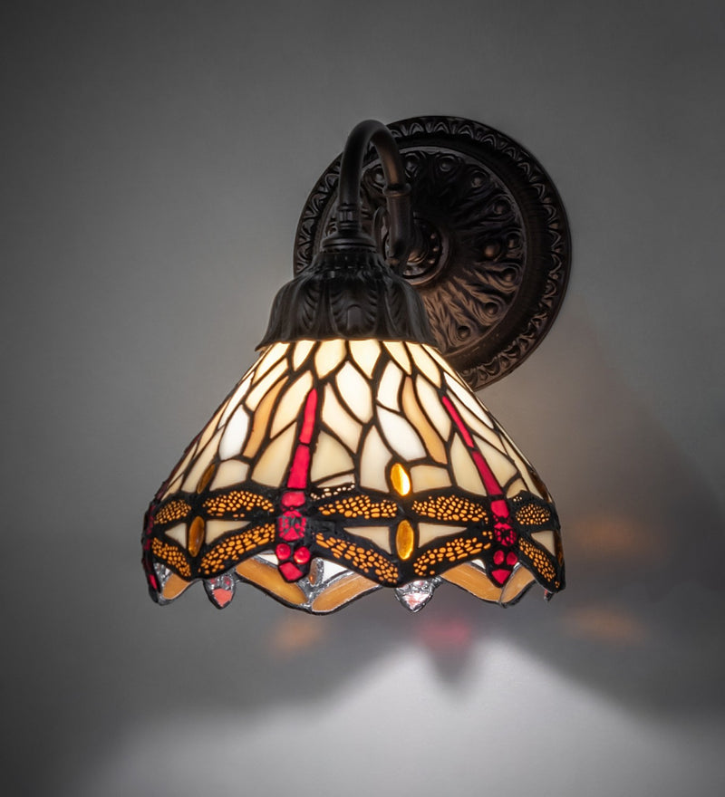 Meyda Tiffany 270814 One Light Wall Sconce, Mahogany Bronze