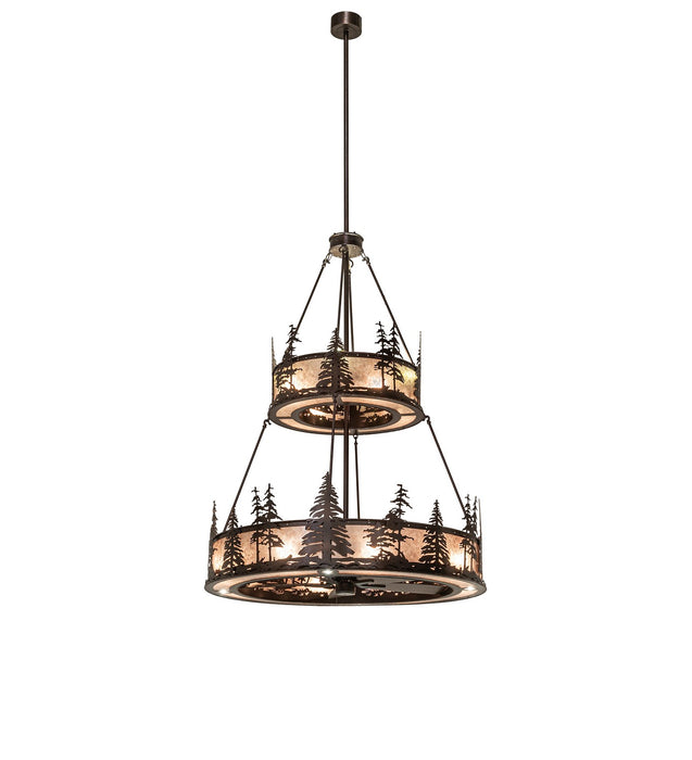 Meyda Tiffany 266427 16 Light Chandel-Air, Copper Vein
