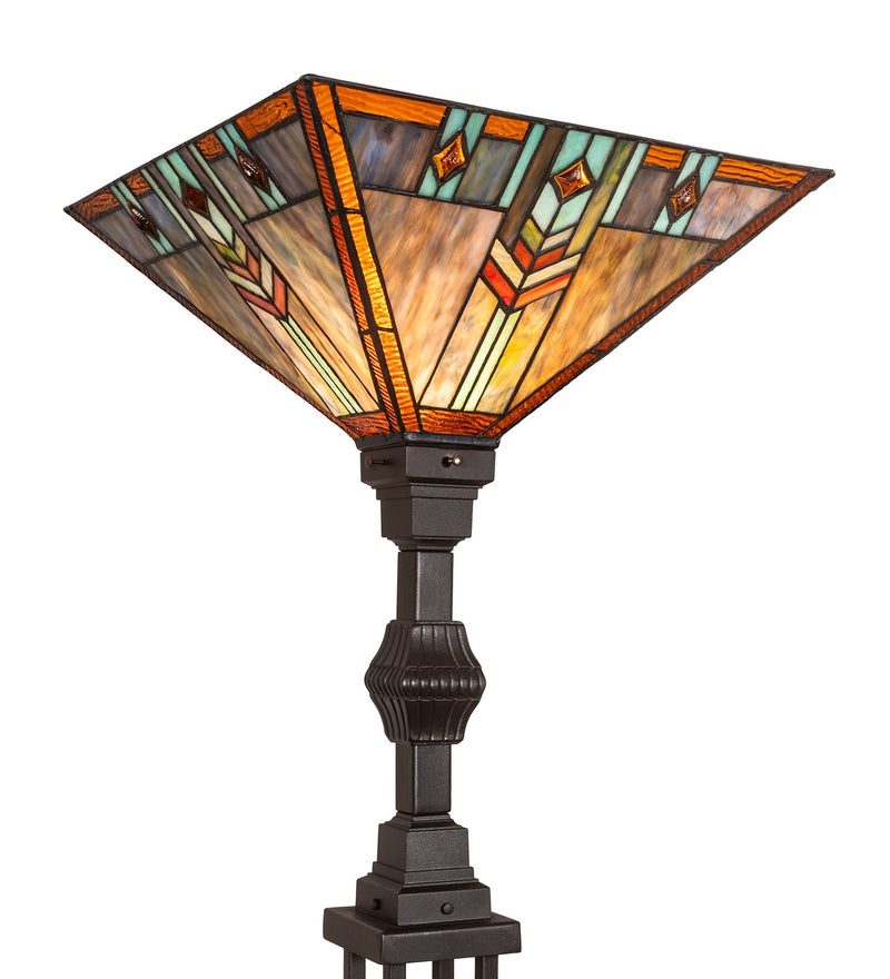 Meyda Tiffany 266953 One Light Torchiere
