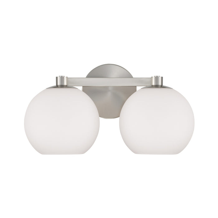 Capital Lighting 152121BN-548 Two Light Vanity, Brushed Nickel