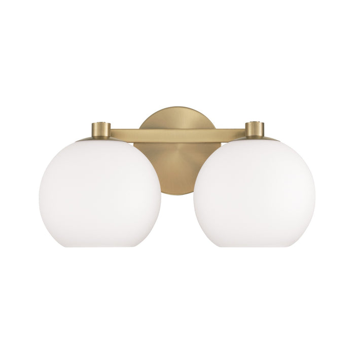Capital Lighting 152121AD-548 Two Light Vanity, Aged Brass
