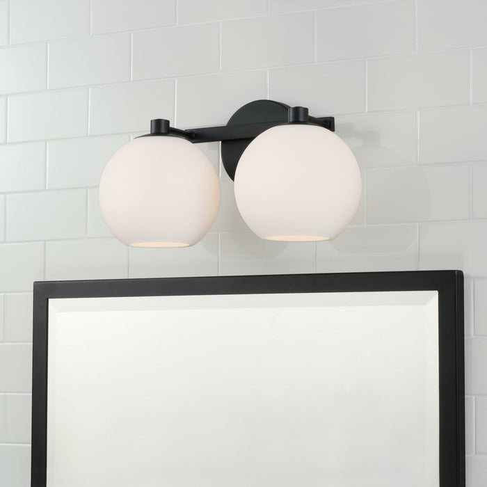Capital Lighting 152121MB-548 Two Light Vanity, Matte Black