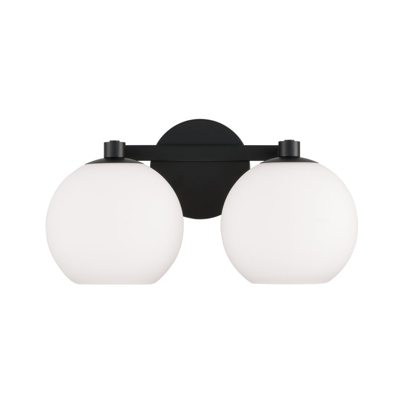 Capital Lighting 152121MB-548 Two Light Vanity, Matte Black