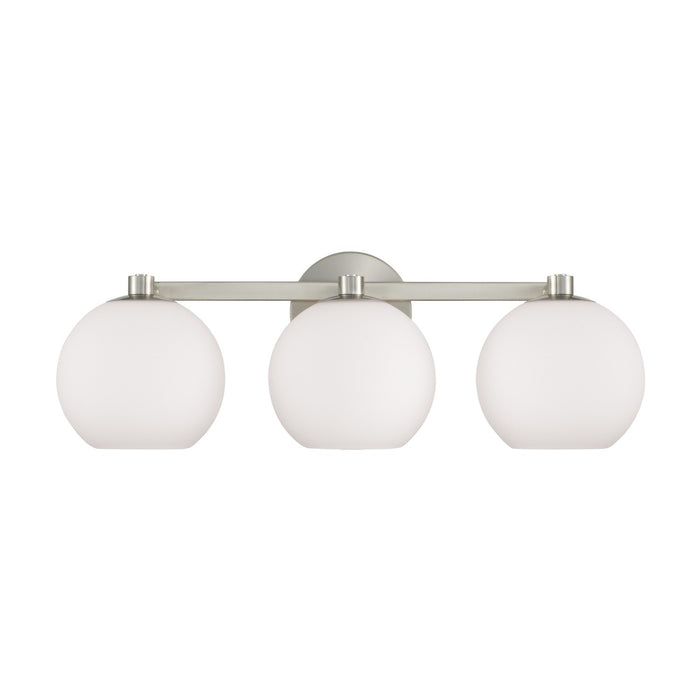 Capital Lighting 152131BN-548 Three Light Vanity, Brushed Nickel