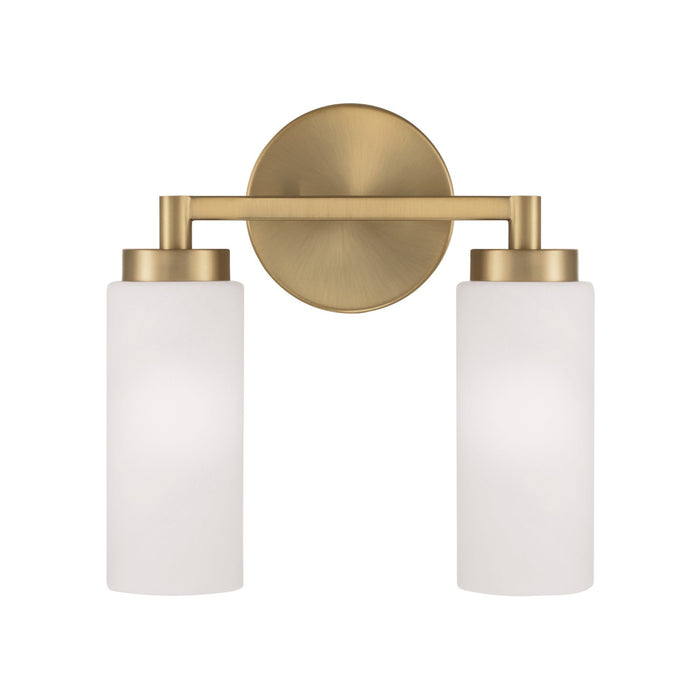 Capital Lighting 151721AD Two Light Vanity, Aged Brass