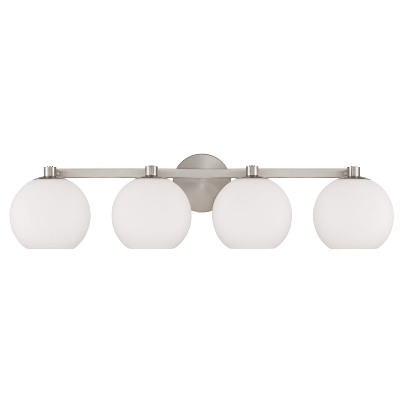 Capital Lighting 152141BN-548 Four Light Vanity, Brushed Nickel