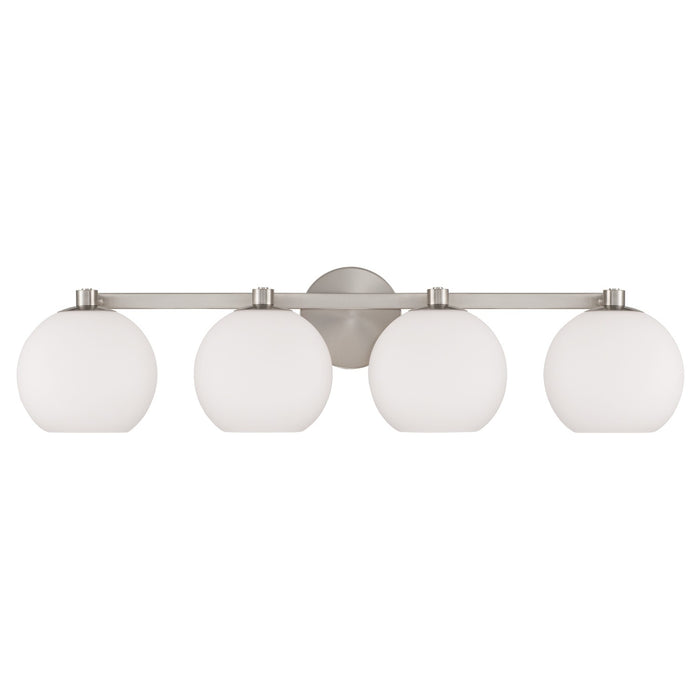Capital Lighting 152141BN-548 Four Light Vanity, Brushed Nickel
