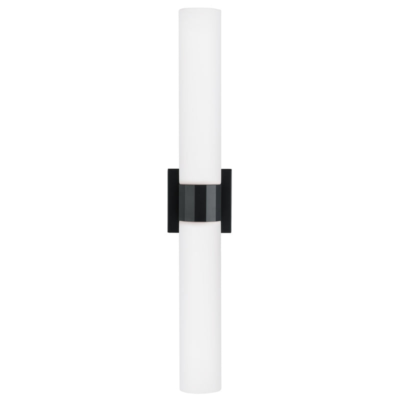 Capital Lighting 646221MB Two Light Wall Sconce, Matte Black
