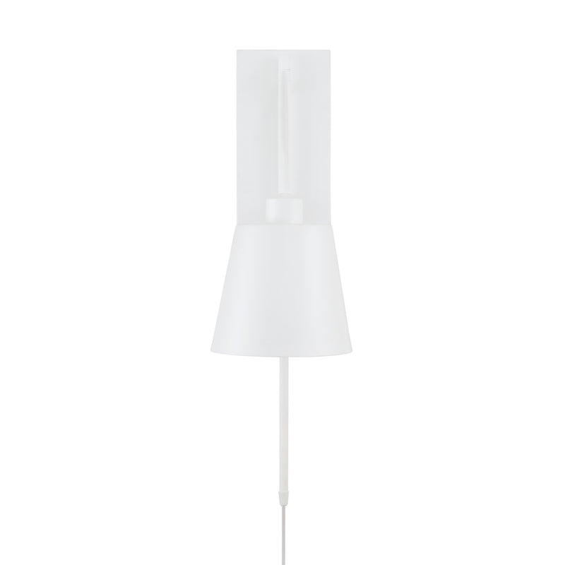 Capital Lighting 651311WE One Light Wall Sconce, Matte White