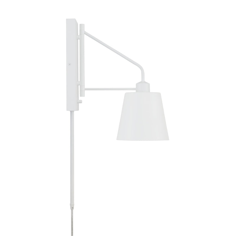 Capital Lighting 651311WE One Light Wall Sconce, Matte White