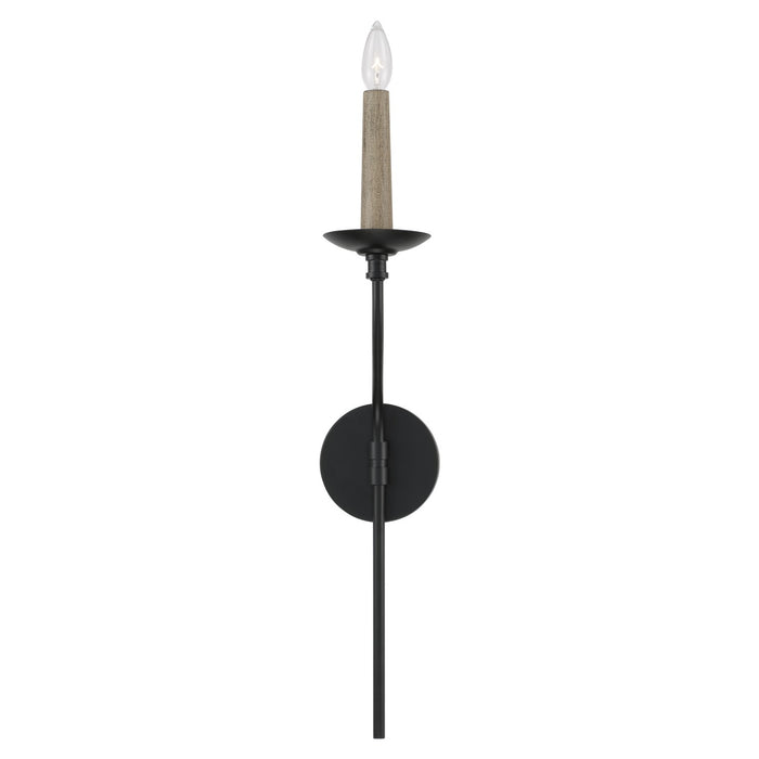Capital Lighting 651511MB One Light Wall Sconce, Matte Black