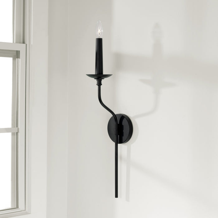 Capital Lighting 651511MB One Light Wall Sconce, Matte Black