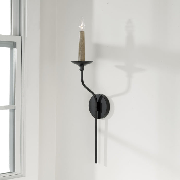 Capital Lighting 651511MB One Light Wall Sconce, Matte Black