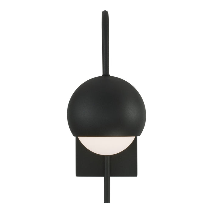Capital Lighting 651611BI One Light Wall Sconce, Black Iron