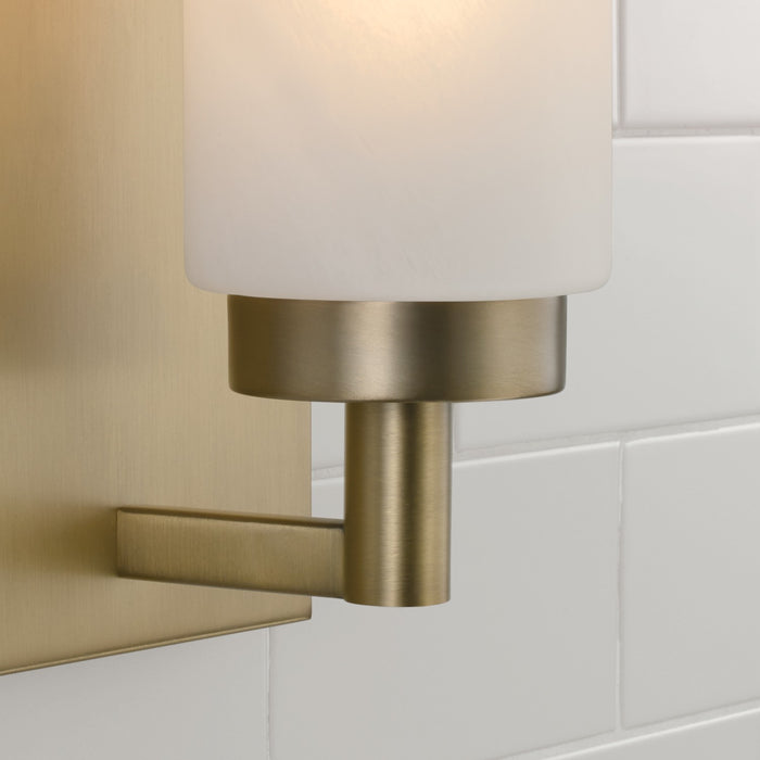 Capital Lighting 651711AD One Light Wall Sconce, Aged Brass