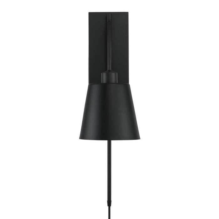 Capital Lighting 651311MB One Light Wall Sconce, Matte Black