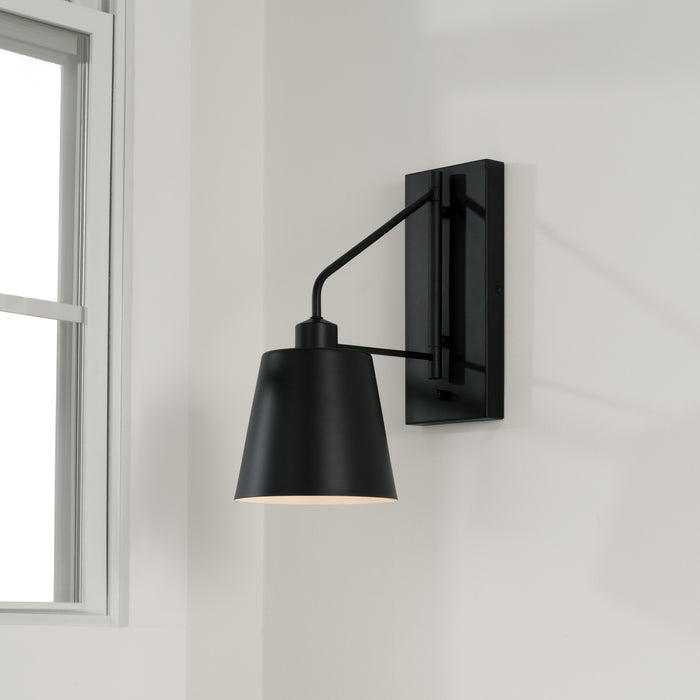 Capital Lighting 651311MB One Light Wall Sconce, Matte Black