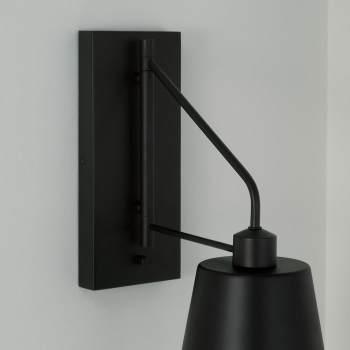 Capital Lighting 651311MB One Light Wall Sconce, Matte Black