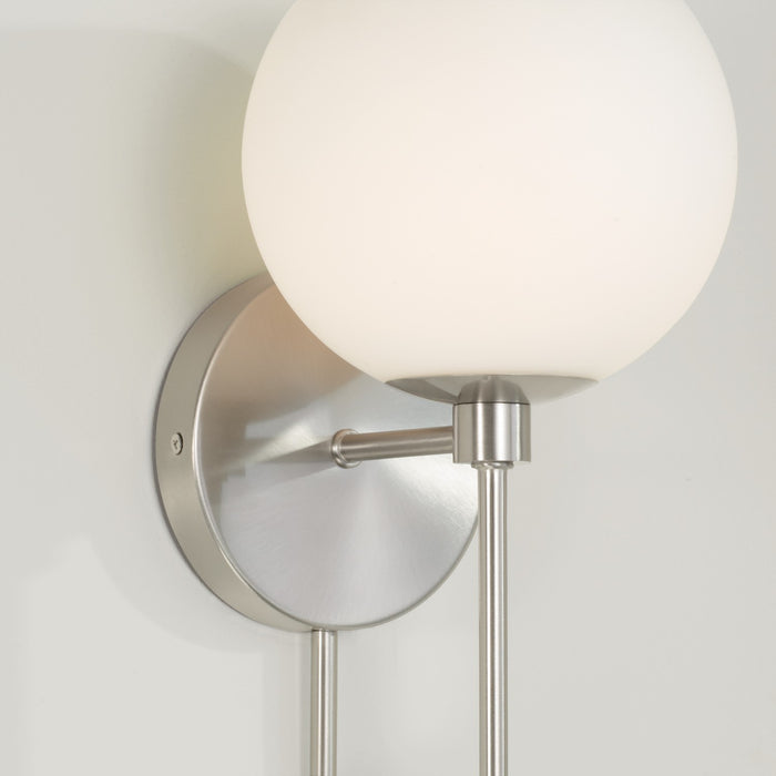 Capital Lighting 652111BN-548 One Light Wall Sconce, Brushed Nickel
