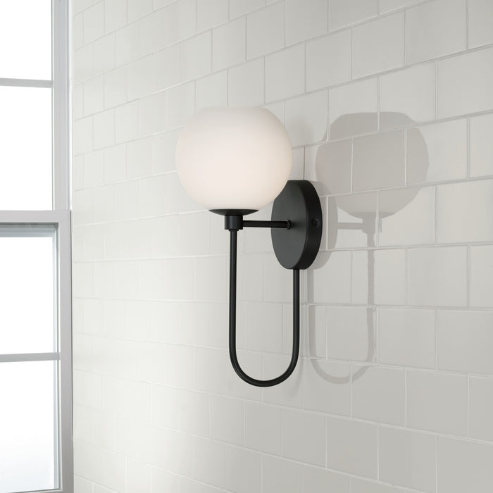 Capital Lighting 652111MB-548 One Light Wall Sconce, Matte Black