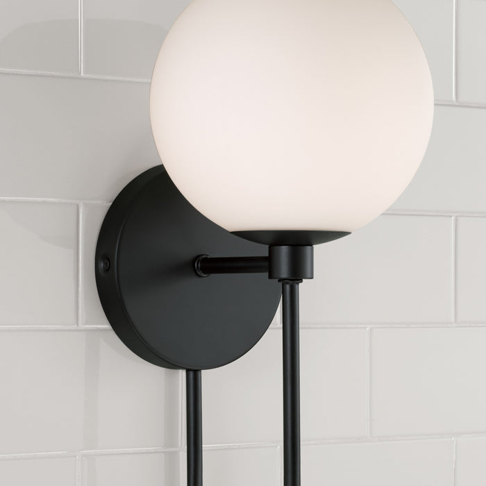 Capital Lighting 652111MB-548 One Light Wall Sconce, Matte Black