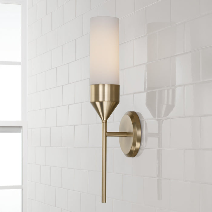 Capital Lighting 652411MA One Light Wall Sconce, Matte Brass