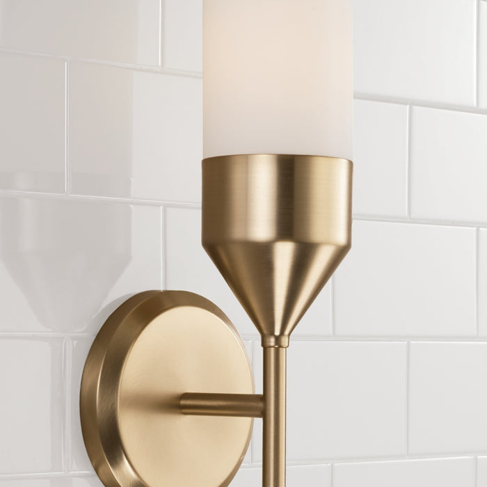 Capital Lighting 652411MA One Light Wall Sconce, Matte Brass