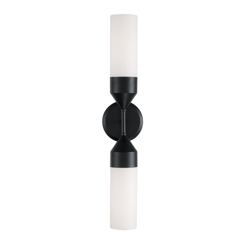 Capital Lighting 652421MB Two Light Wall Sconce, Matte Black