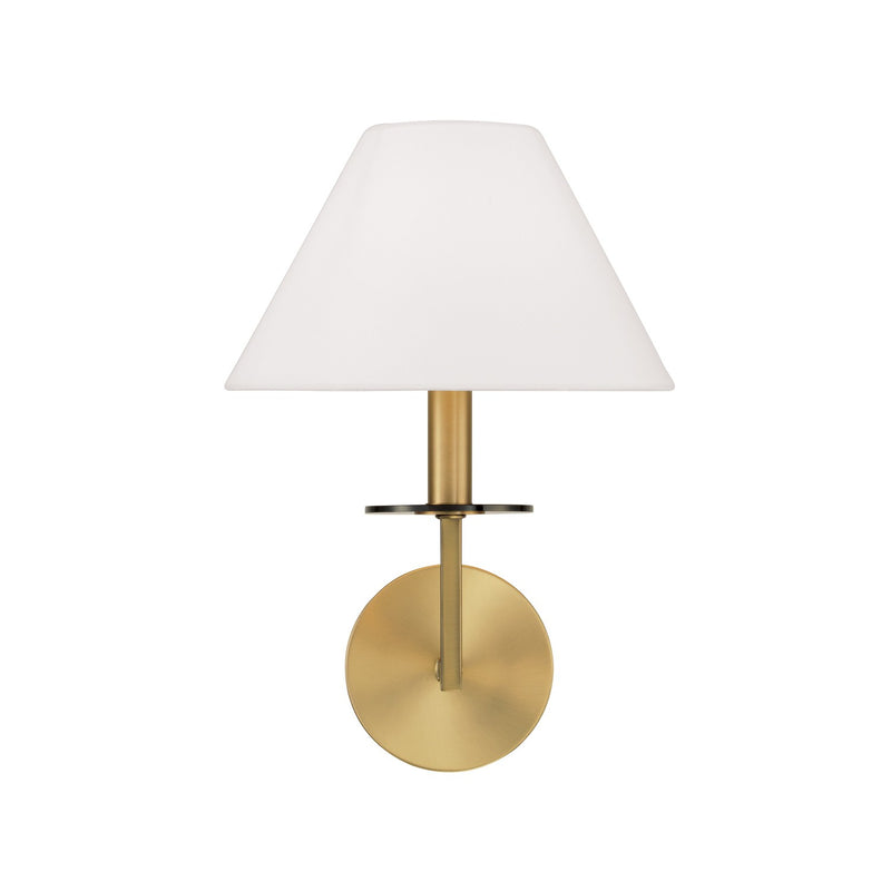 Capital Lighting 652211AD One Light Wall Sconce, Aged Brass