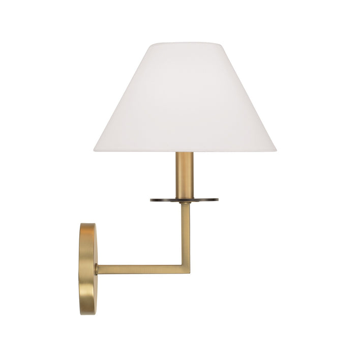Capital Lighting 652211AD One Light Wall Sconce, Aged Brass