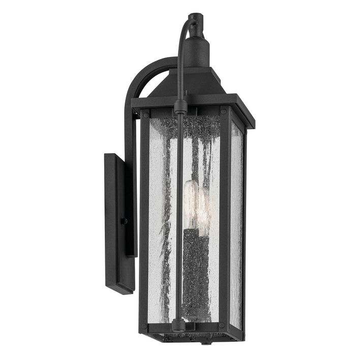 Kichler 49714BKT Two Light Outdoor Wall Mount, Textured Black