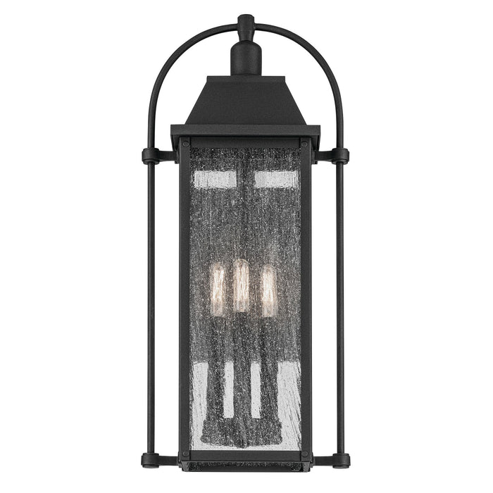 Kichler 49715BKT Three Light Outdoor Wall Mount, Textured Black