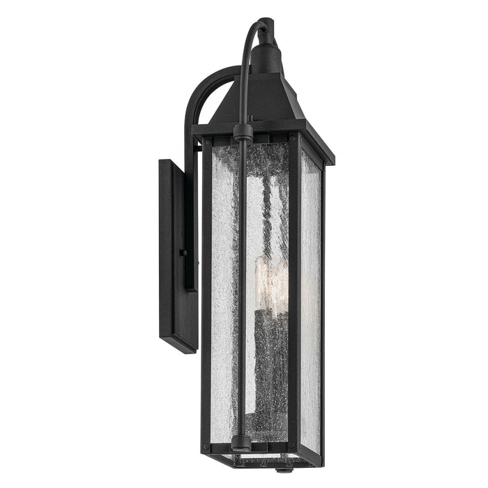 Kichler 49715BKT Three Light Outdoor Wall Mount, Textured Black