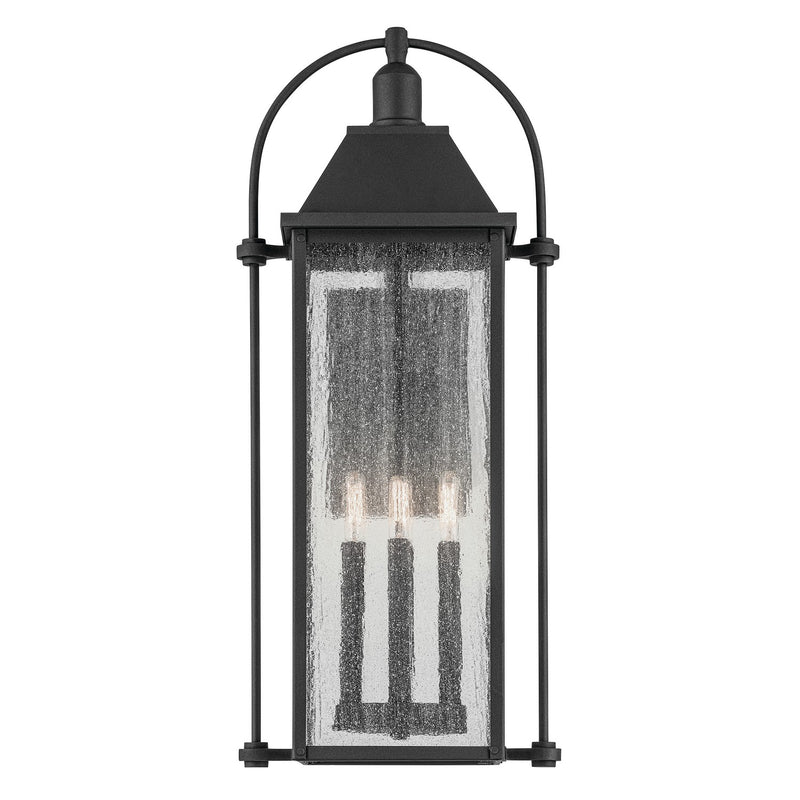 Kichler 49716BKT Four Light Outdoor Wall Mount, Textured Black