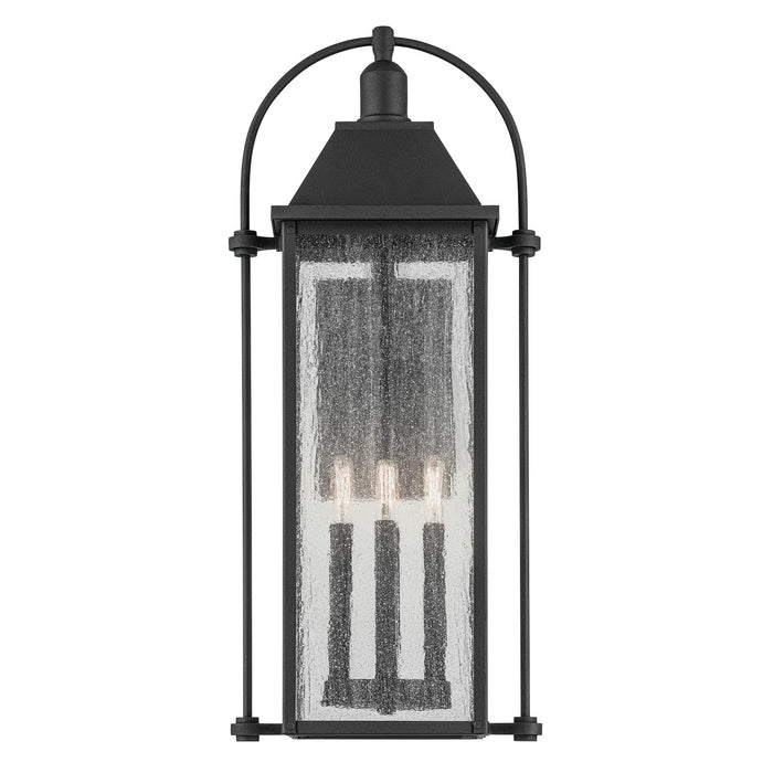 Kichler 49716BKT Four Light Outdoor Wall Mount, Textured Black