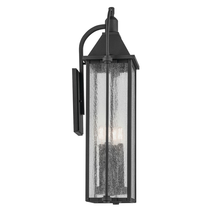 Kichler 49716BKT Four Light Outdoor Wall Mount, Textured Black