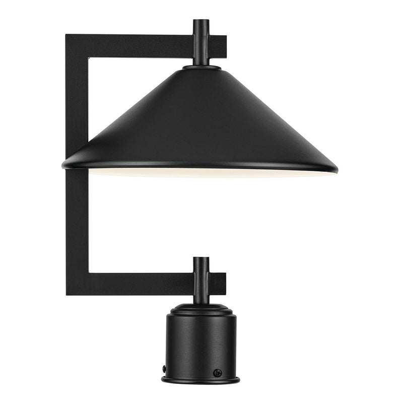 Kichler 49063BK One Light Outdoor Post Mount, Black