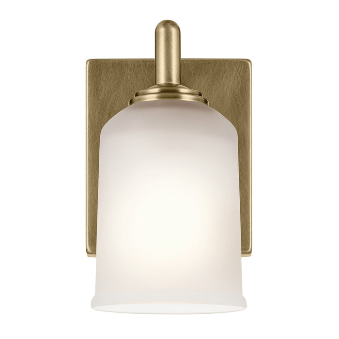 Kichler 45572NBR One Light Wall Sconce, Natural Brass