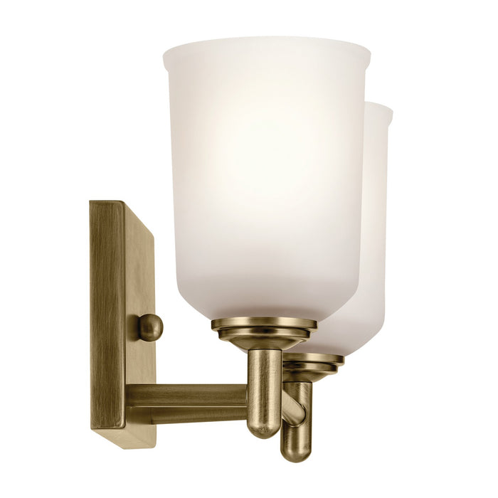 Kichler 45573NBR Two Light Bath, Natural Brass