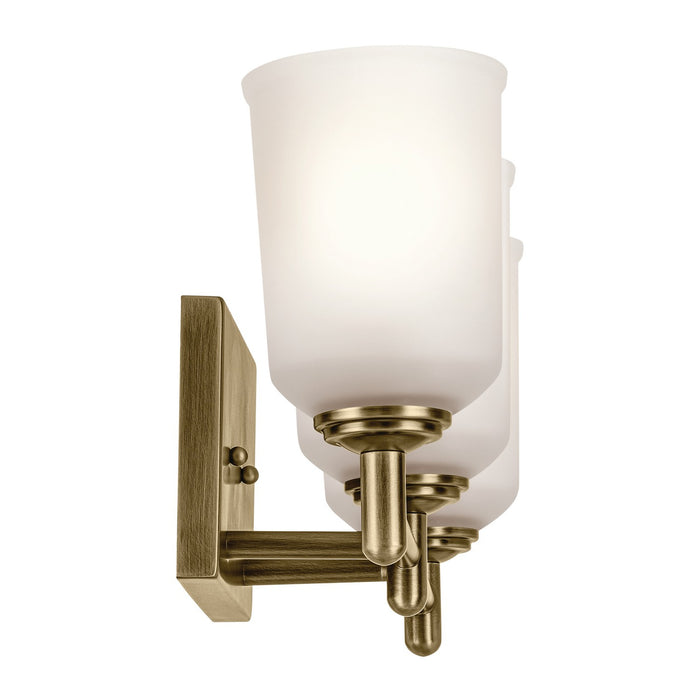 Kichler 45574NBR Three Light Bath, Natural Brass